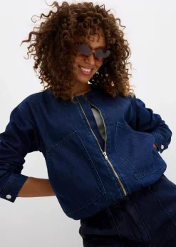 Denim-Blouson