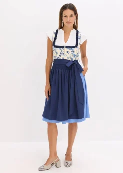 Dirndl mit bestickter Schürze (2-tlg.Set)