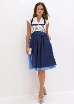 Dirndl mit bestickter Schürze (2-tlg.Set)