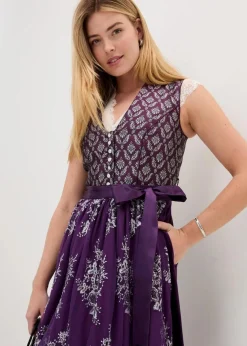 Dirndl mit Jacquard und Stickerei (2-tlg.Set)