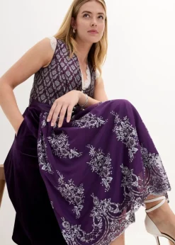 Dirndl mit Jacquard und Stickerei (2-tlg.Set)