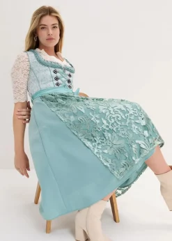 Dirndl mit Pailletten Schürze (2-tlg.Set)