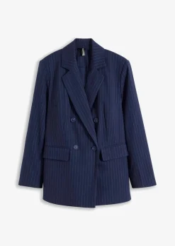 Doppelreihiger Blazer aus Viskose-Mix