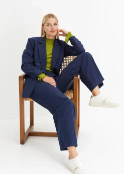 Doppelreihiger Blazer aus Viskose-Mix