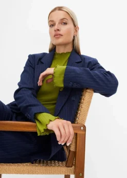 Doppelreihiger Blazer aus Viskose-Mix