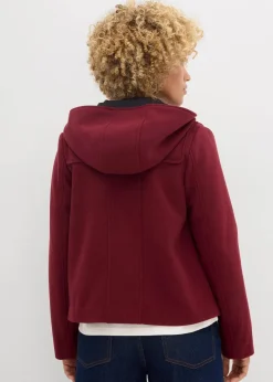 Duffle-Jacke, Wollimitat