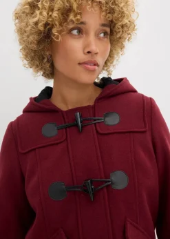 Duffle-Jacke, Wollimitat