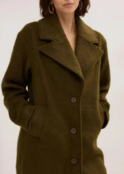 Einreihiger Oversize-Mantel