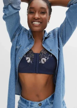 Entlastungs-BH ohne Bügel mit praktischem Vorderverschluss