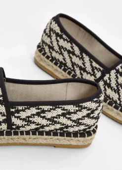 Espadrilles in Bast-Optik