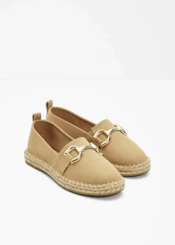 Espadrilles mit Schnalle