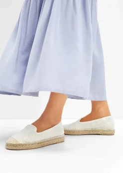 Espadrilles mit Stickerei