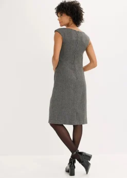 Etuikleid in Tweedoptik