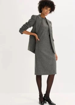 Etuikleid in Tweedoptik