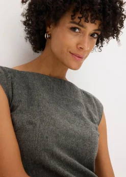 Etuikleid in Tweedoptik