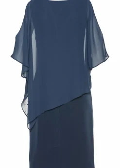 Etuikleid mit Glitzersteinen