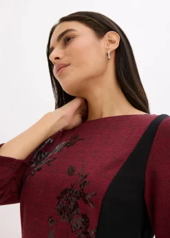 Etuikleid mit Paillettenstickerei