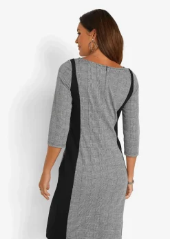 Etuikleid mit Paillettenstickerei