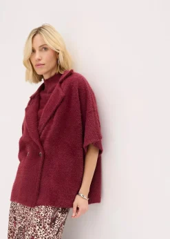 Federgarn Strickjacke