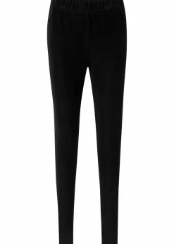 Feincord-Leggings mit breitem Komfortbund