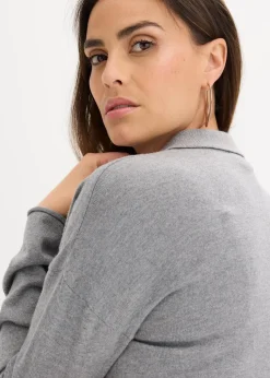 Feinstrick in Hemdoptik