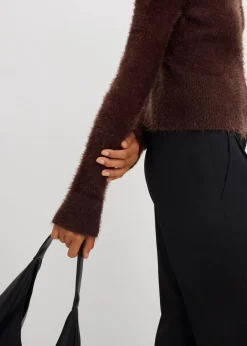 Feinstrickjacke aus Federgarn