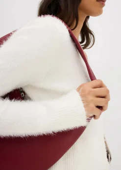 Feinstrickjacke aus Federgarn