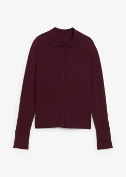 Feinstrickjacke aus weichem Woll-Mix