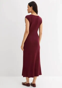 Feinstrickkleid aus Viskose-Mix