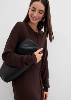 Feinstrickkleid aus Viskose-Mix