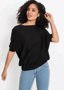 Feinstrickpullover aus Baumwoll-Mix