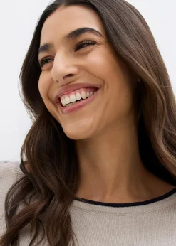 Feinstrickpullover aus Baumwollmix