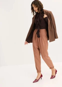 Feinstrickpullover aus fließendem Viskose-Mix