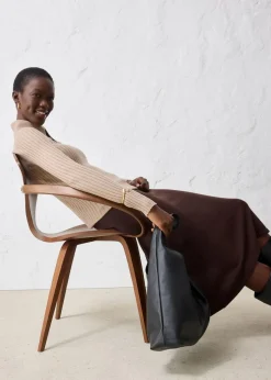 Feinstrickpullover aus Merinowolle