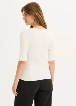 Feinstrickpullover aus softem Viskose-Mix