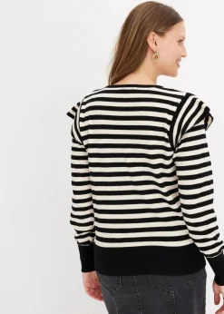 Feinstrickpullover aus softem Viskose-Mix