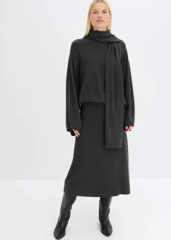 Feinstrickpullover aus softem Viskose-Mix