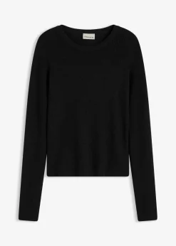 Feinstrickpullover aus softem Viskose-Mix