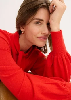 Feinstrickpullover aus softem Viskose-Mix