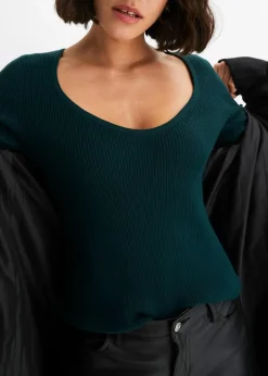 Feinstrickpullover aus softem Viskose-Mix