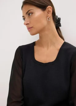 Feinstrickpullover aus softem Viskose-Mix