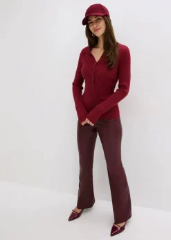 Feinstrickpullover aus softem Viskose-Mix