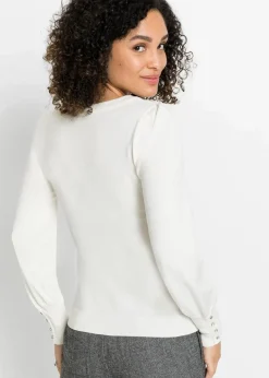 Feinstrickpullover aus Viskose-Mix