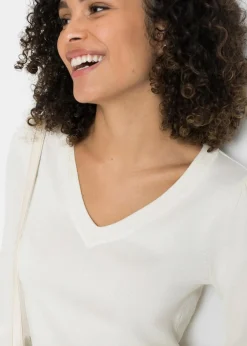 Feinstrickpullover aus Viskose-Mix