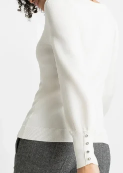 Feinstrickpullover aus Viskose-Mix