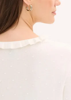 Feinstrickpullover aus Viskose-Mix