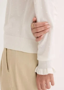 Feinstrickpullover aus Viskose-Mix