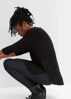 Feinstrickpullover mit 3/4 Arm