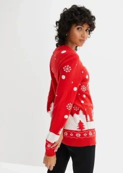 Feinstrickpullover mit Rundhalsausschnitt