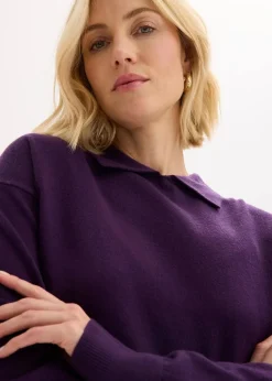 Feinstrickpullover mit Viskose